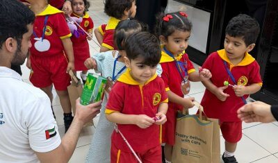 تعاونية الاتحاد تستقبل أطفال حضانة بريتش أورشارد